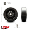 Service Caster SCC - 5" Polyolefin Wheel Only w/Roller Bearing - 1/2" Bore - 650 lbs Capacity SCC-POR520